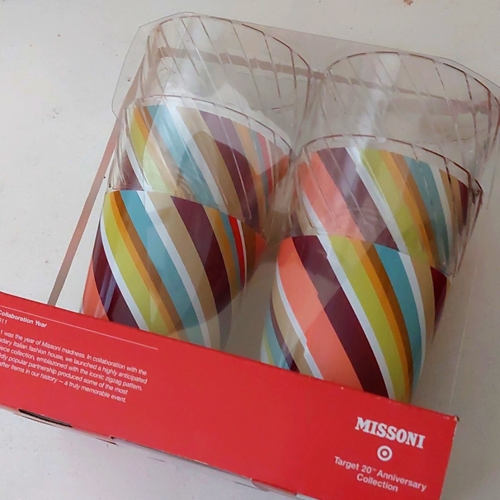 Missoni NIB for target tumblers